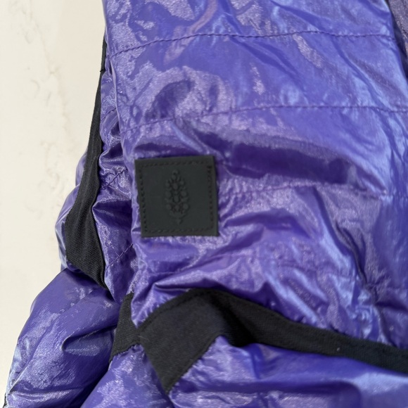 Free People Movement Vagabond Fleece Bomber Jacket Women’s XS Purple Packable - Picture 11 of 11